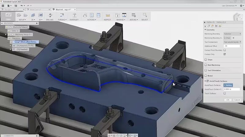 Giao diện người dùng Fusion 360