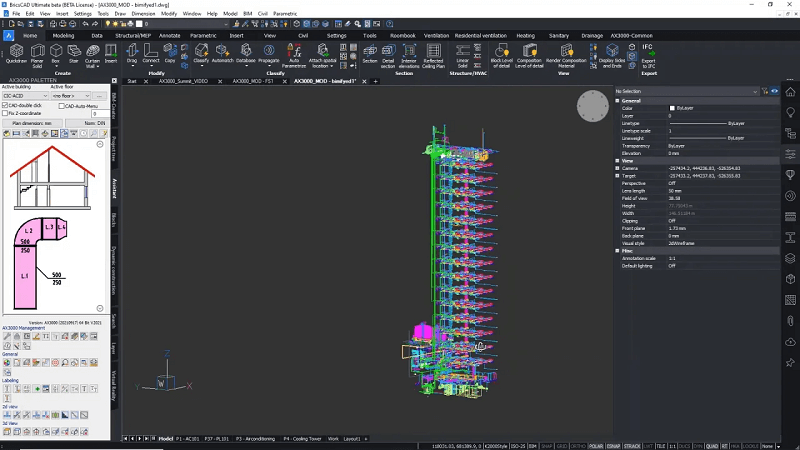 Structural Engineering Design on BricsCAD