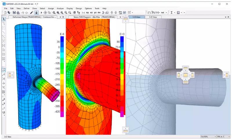 Structural Engineering Design on SAP2000