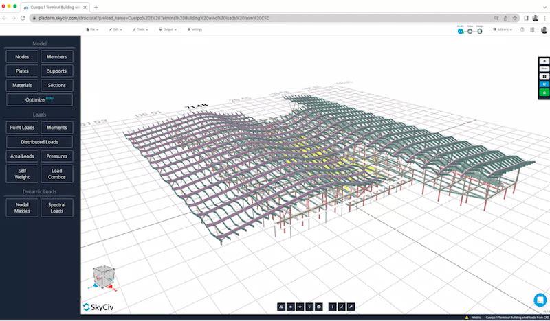 Structural Engineering Design on SkyCiv