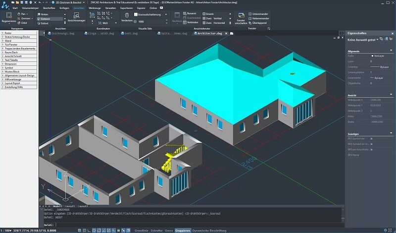 Architectural Design on ZWCAD