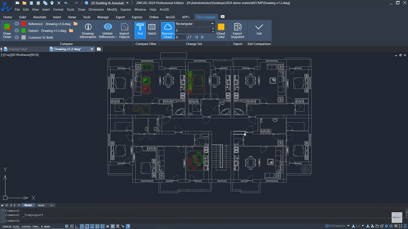 Create Design in DWG Format on ZWCAD