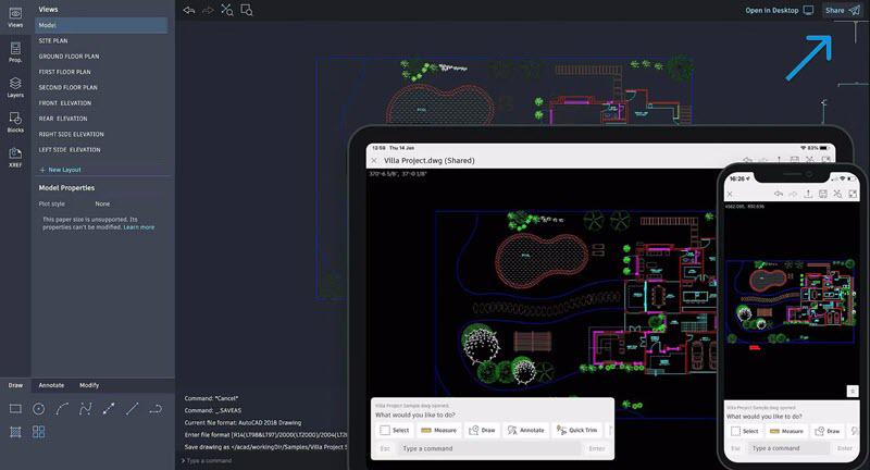 AutoCAD for iPad