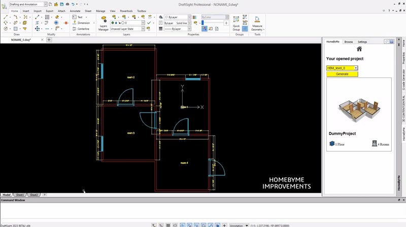 DraftSight Home Design Software