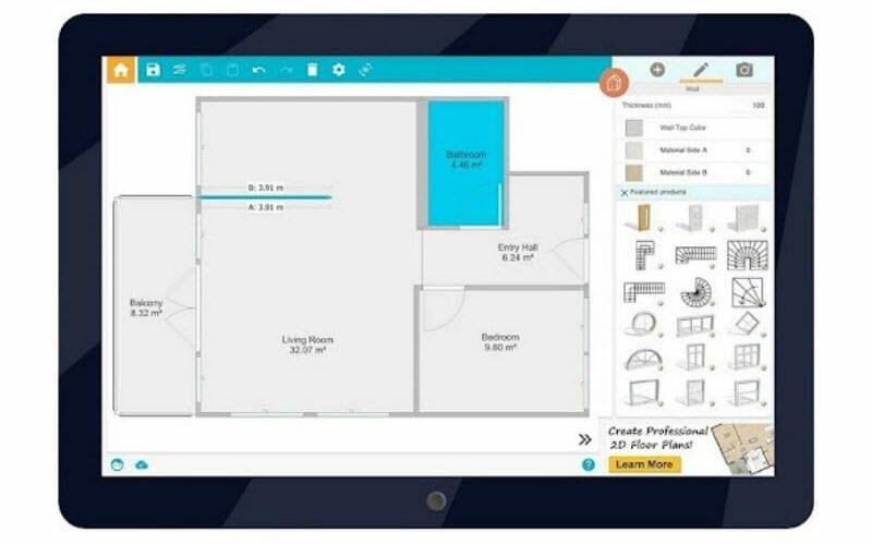 RoomSketcher CAD for iPad