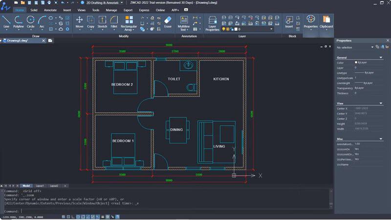 ZWCAD Best Home Design Software