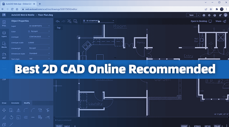 8 Best 2D CAD Online Tools for 2024 (Free & Paid Included)