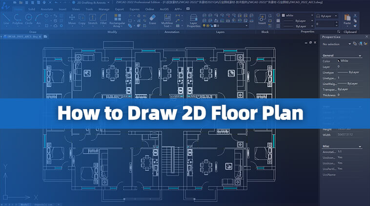 How to Draw 2D Floor Plan