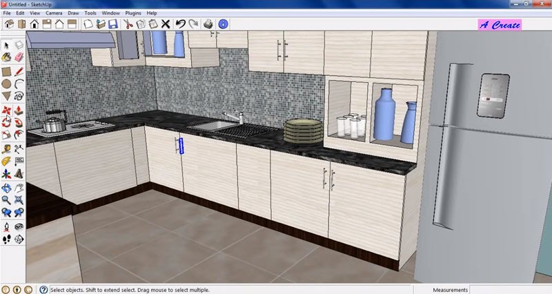 SketchUp 3D Kitchen Design Software