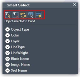 Smart Select Objects Selected