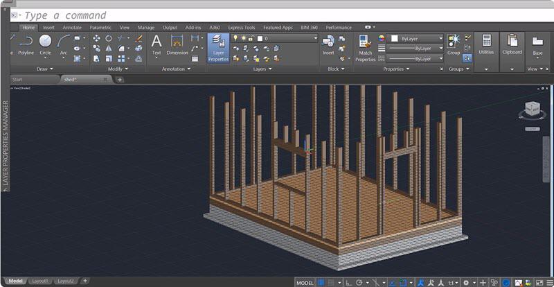 AutoCAD 2D & 3D Pole Barn Design Software