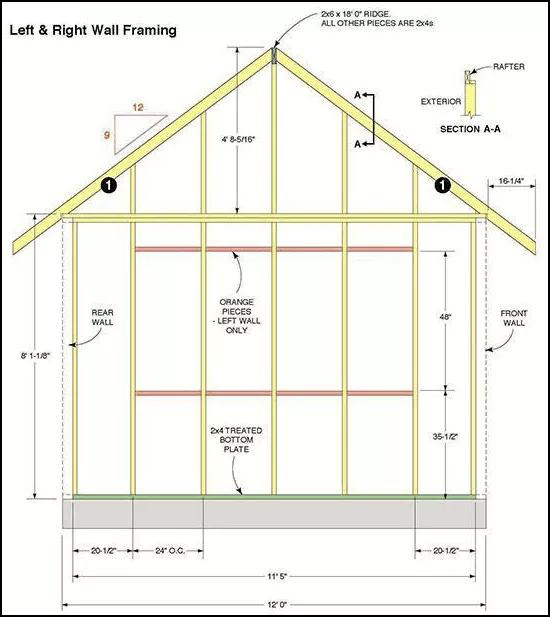 CAD Pro Shed Design Software Drawing