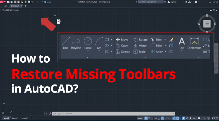 How to Restore Missing Toolbars in AutoCAD?