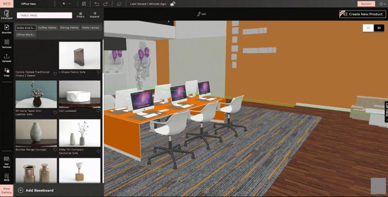 Foyr Neo 2D & 3D Office Design Software