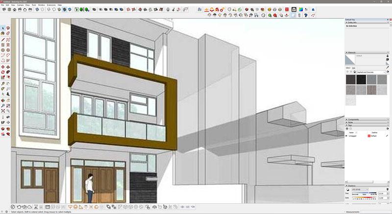 SketchUp with Exterior Home Design