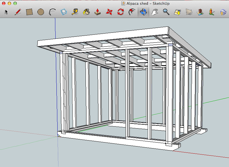 SketchUp with Shed Design
