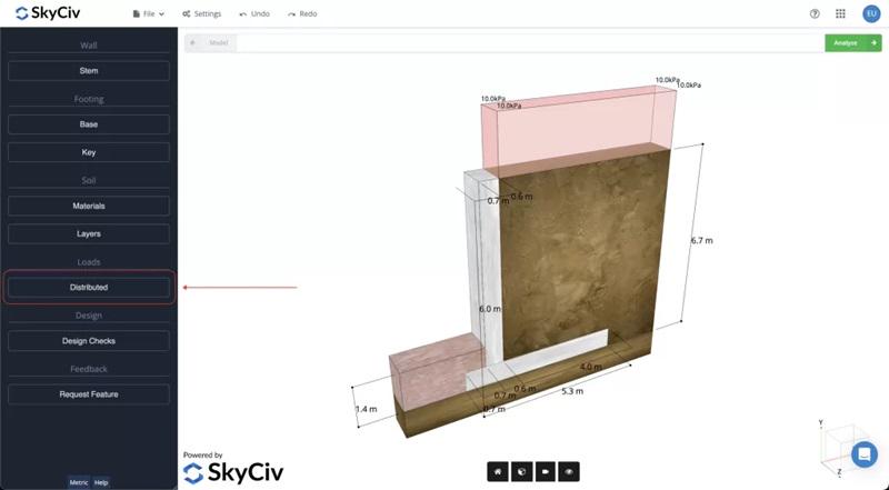 SkyCiv with Retaining Wall Design