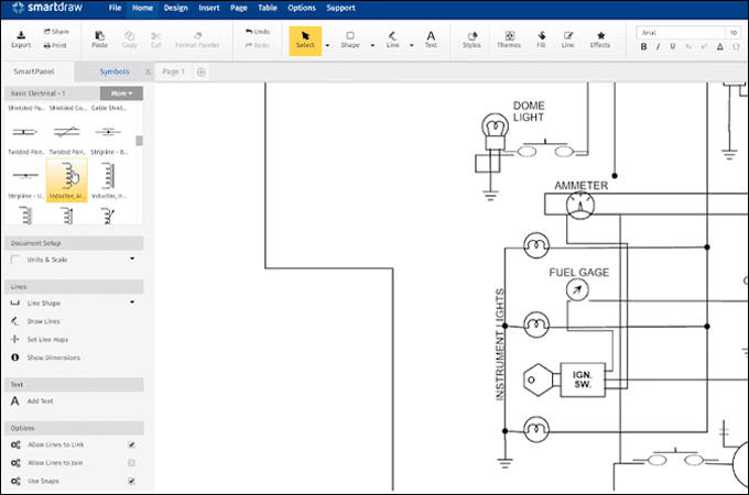 SmartDraw for Electrical Design
