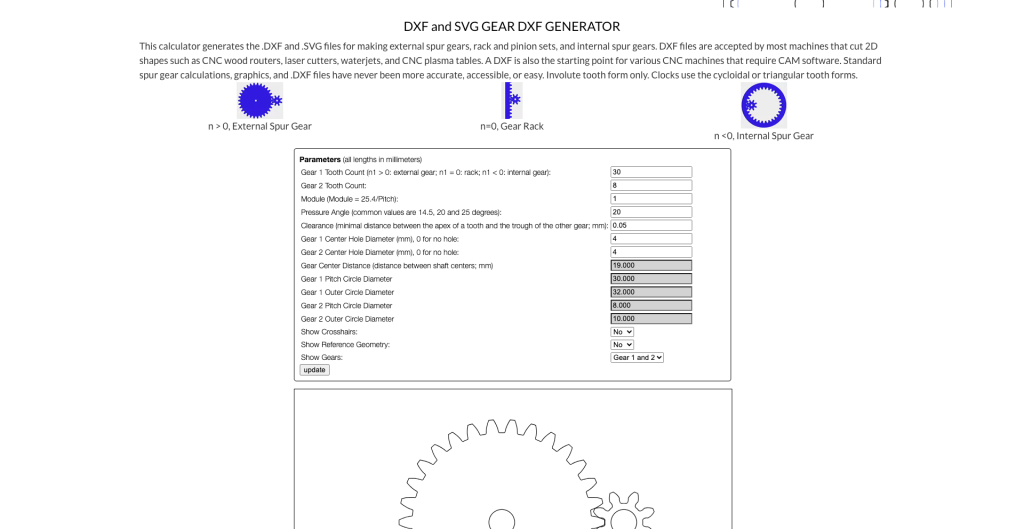 Spur Gear Generator by Evolvent Design