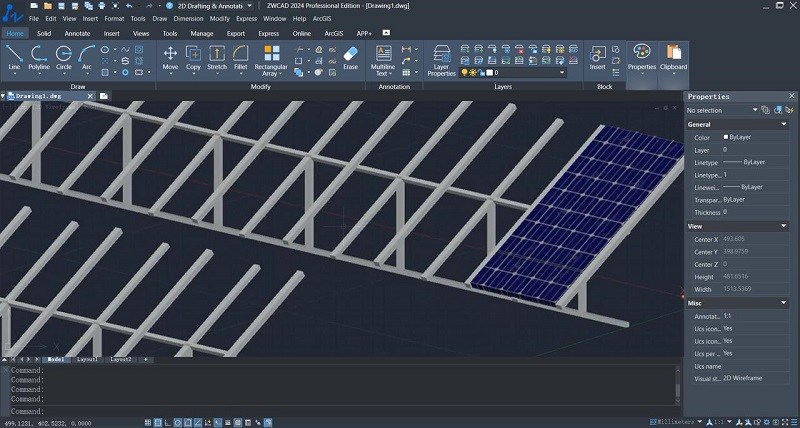 ZWCAD Solar Design Software
