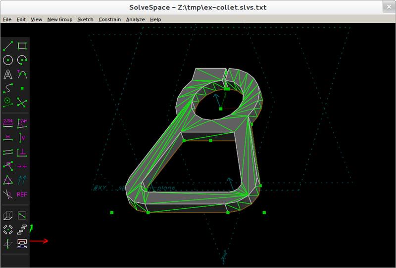 SOLVESPACE Linux CAD Software
