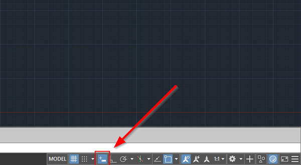 Toggle on Dynamic Input in AutoCAD