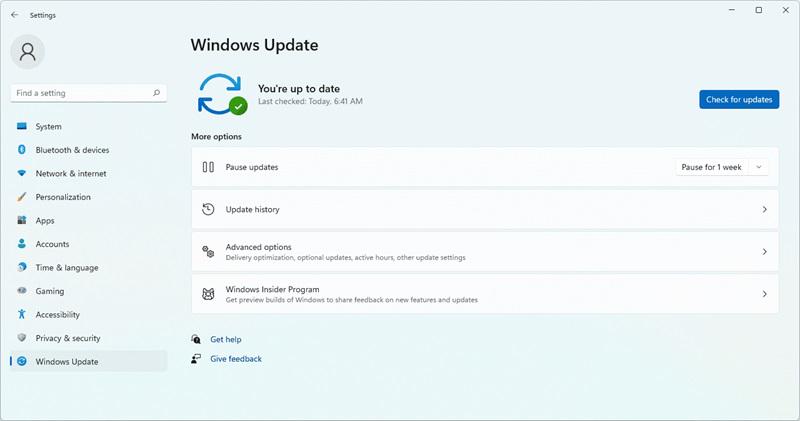 Update Windows Operating System