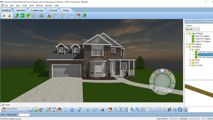 Virtual Architect Garage with Building Design