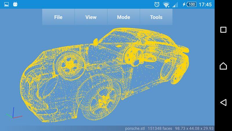 Fast STL Viewer with Car Model