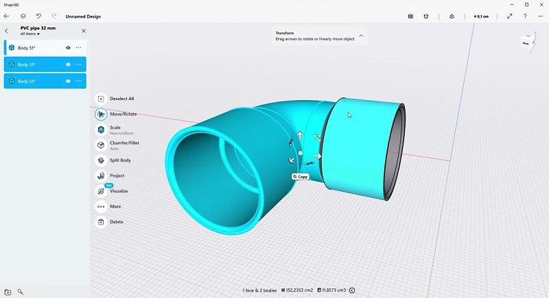 Shapr3D Design Software for 3D Printing