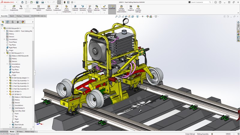 Solidworks with Rail Design