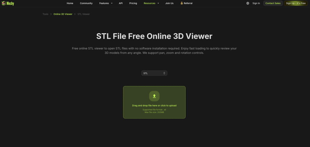 STL Viewer by Meshy AI