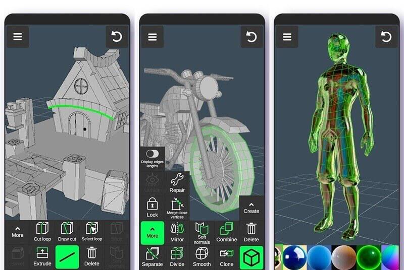 3D Modeling App Sculpt Draw