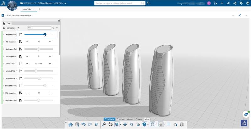 CATIA with 3D Architecture Model