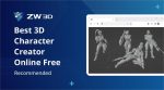 Top Free 3D Character Creators Online in 2024: 5 Best Picks