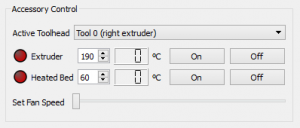 Adjust Extrusion Temperature