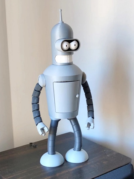 3D Printed Bender Bending Rodríguez