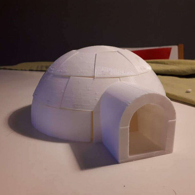 White Igloo Shape Puzzle