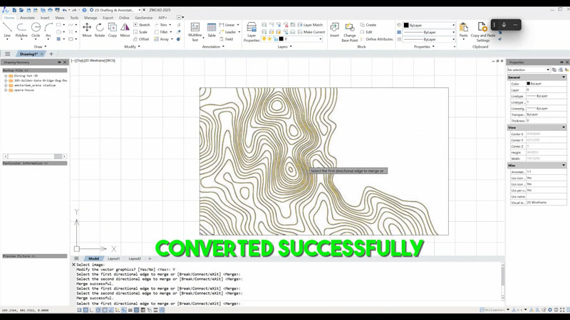 Vectorization Tool ZWCAD 2025